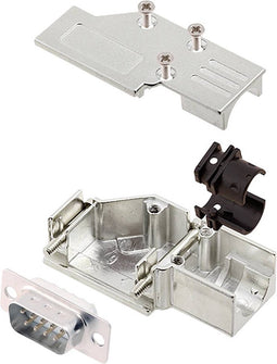 encitech DCMR09-FK-DMP-W-K 6355-8065-21 D-sub male connectorset 90 ° Aantal polen: 9 Soldeerkelk 1 stuk(s)