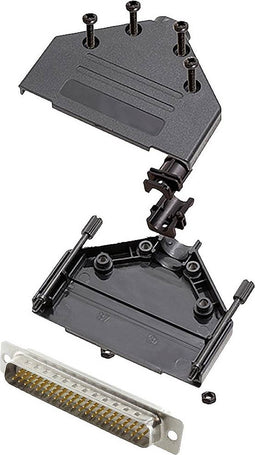 encitech DTPK-P-37-HDP62-W-K 6355-8053-04 D-sub male connectorset 180 ° Aantal polen: 62 Soldeerkelk 1 stuk(s)