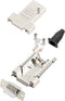 encitech DTSL09-LJSRG-T-HDS15-W-K 6355-8041-11 D-sub female connectorset 180 ° Aantal polen: 15 Soldeerkelk 1 stuk(s)
