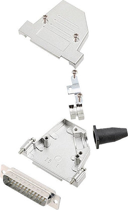 encitech DTSL25-SJSRG-S-DMP-W-K 6355-8091-23 D-sub male connectorset 45 ° Aantal polen: 25 Soldeerkelk 1 stuk(s)