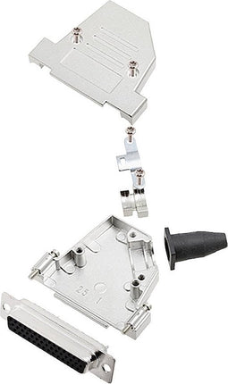 encitech DTSL25-SJSRG-S-HDS44-K 6355-0092-13 D-sub female connectorset 45 ° Aantal polen: 44 Soldeerkelk 1 stuk(s)