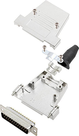 encitech DTSL25-SJSRG-T-DMP-K 6355-0087-23 D-sub male connectorset 180 ° Aantal polen: 25 Soldeerkelk 1 stuk(s)