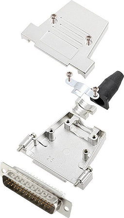 encitech DTSL25-SJSRG-T-HDP44-W-K 6355-8088-03 D-sub male connectorset 180 ° Aantal polen: 44 Soldeerkelk 1 stuk(s)