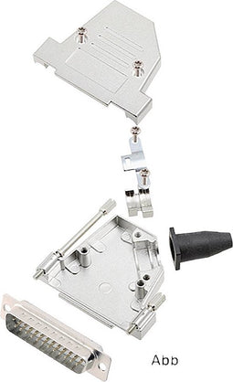 encitech DTSL37-LJSRG-S-DBP-W-K 6355-8042-04 D-sub male connectorset 45 ° Aantal polen: 37 Soldeerkelk 1 stuk(s)