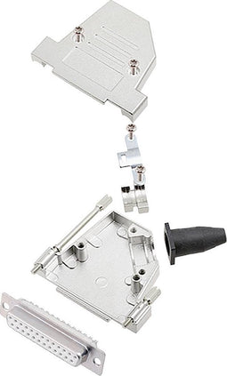 encitech DTSL37-LJSRG-S-DBS-W-K 6355-8042-14 D-sub female connectorset 45 ° Aantal polen: 37 Soldeerkelk 1 stuk(s)