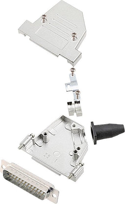 encitech DTSL37-SJSRG-S-DBP-W-K 6355-8090-04 D-sub male connectorset 45 ° Aantal polen: 37 Soldeerkelk 1 stuk(s)
