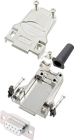 encitech DTZF09-DBS-W-K 6355-8044-11 D-sub female connectorset 180 ° Aantal polen: 9 Soldeerkelk 1 stuk(s)