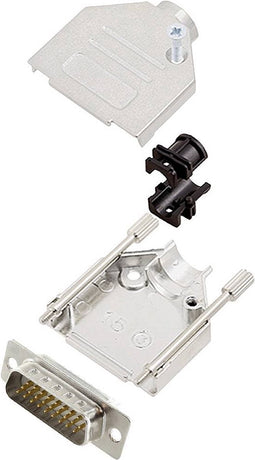 encitech DTZK15-HDP26-W-K 6355-8012-02 D-sub male connectorset 180 ° Aantal polen: 26 Soldeerkelk 1 stuk(s)