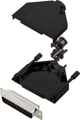 encitech DTZK25-BK-DMP-K 6355-0101-23 D-sub male connectorset 180 ° Aantal polen: 25 Soldeerkelk 1 stuk(s)