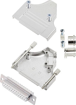 encitech MHDM35-25-DMS-W-K 6355-8008-13 D-sub female connectorset 35 ° Aantal polen: 25 Soldeerkelk 1 stuk(s)