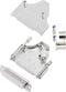 encitech MHDM35-25-DMS-W-K 6355-8008-13 D-sub female connectorset 35 ° Aantal polen: 25 Soldeerkelk 1 stuk(s)