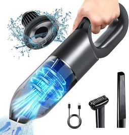 ENUOSUMA Handheld Vacuum Cordless Portable Car Vacuum Cleaner 7000 Pa Powerful Handheld Hoover Light