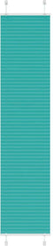 vidaXL - Plissé - rolgordijn - 45x200 - cm - stofbreedte - 44,4 - cm - petrol - groen