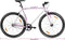 vidaXL - Fiets - met - vaste - versnelling - 700 - c - 51 - cm - wit - en - zwart