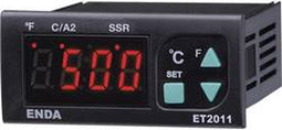Enda ET2011-RT-230 PID Temperatuurregelaar Pt100 -100 tot +600 °C Relais 8 A, SSR (l x b x h) 71 x 77 x 35 mm