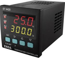 Enda ET4420-230 PID Temperatuurregelaar Pt100, J, K, T, S, R Relais 2 A, SSR (l x b x h) 94 x 48 x 48 mm