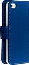 Accezz Hoesje Geschikt voor iPhone SE (2016) / 5 / 5s Hoesje Met Pasjeshouder - Accezz Wallet Softcase Bookcase - Donkerblauw
