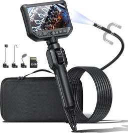 Endoscope - Camera - Articulating Borescope - 1080P HD - Waterproof