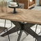 Riviera Maison Eettafel - Falcon Crest Dining Table - 230x100 cm - Zwart