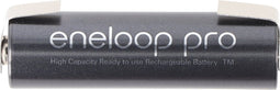 eneloop Pro Mignon-batterij BK-3HCCE Ni-MH 1.2 Volt 2500 mAh met soldeertag U