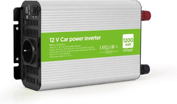 Energenie 12V naar 230V Gemodificeerde Sinus Spanningsomvormer - 1200W - Zwart