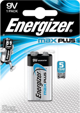 Energizer batterij Max Plus 9V | op blister
