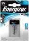 Energizer batterij Max Plus 9V | op blister