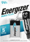 Energizer batterij Max Plus 9V | op blister
