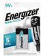 Energizer batterij Max Plus 9V | op blister