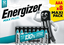 Energizer batterijen Max Plus AAA | blister van 8 stuks