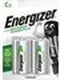Energizer C - HR14 2500mAh - 1,2V Recharge Power Plus herlaadbare batterijen - 2 stuks