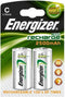 Energizer C - HR14 2500mAh - 1,2V Recharge Power Plus herlaadbare batterijen - 2 stuks