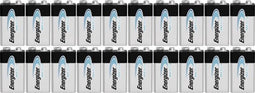 Energizer Max Plus Industrial - 9V alkaline batterij (blok) - 20 stuks