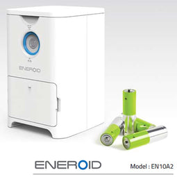 Eneroid charger for up to 15 AAA Micro LR3 batteries with automatic sorting function for defective b
