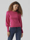 VERO MODA VMHOLLYKARISPUFF LS O-NECK PULLOV GA BOO Dames Trui - Maat XL - Viscose/Polyester/Nylon