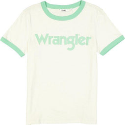 Wrangler RINGER TEE - Dames T-shirt - Aansluitend - Maat XS