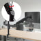 Maclean MC-137 - Monitorhouder voor 3 monitoren - 17-27 inch - tot 8kg - Gasveren - Zwart