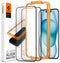Spigen AGL06906 - AlignMaster Full Cover Glass - 9H gehard glas - Zwart (2 stuks)