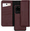 Selencia Hoesje Geschikt voor Samsung Galaxy S20 Ultra Hoesje Met Pasjeshouder - Selencia Tierra Uitneembare Slang Clutch - Donkerrood