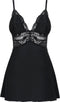 Obsessive Babydoll Setje Met Kant - Zwart - S/M