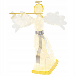 engel met led - 150 cm - kerstdecoratie