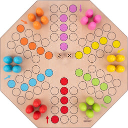 Engelhart Games - LUDO JUMBO - 50 x 50 x 1,5 cm