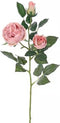 Engelse Roos Tak Oud Roze 64 cm kunstplant