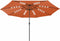 vidaXL - Parasol - met - LED-verlichting - 400 - cm - terracottakleurig