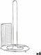 Houder voor keukenpapier Zilverkleurig Metaal 18,5 x 31,5 x 18,5 cm (6 Stuks)