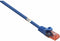 Renkforce RF-5043876 RJ45 Netwerkkabel, patchkabel CAT 6 U/UTP 1.00 m Blauw Snagless, Halogeenvrij 1 stuk(s)
