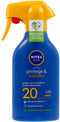 Zon Protector Spray Nivea Sun Bruiner Spf 20 (270 ml)
