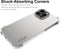 ENKAY Hoesje - Geschikt voor iPhone 14 Pro Hoesje - ENKAY TPU Back Cover met AirBag Corners - Transparant