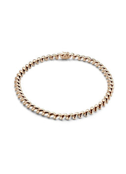 Casa Jewelry Collier Delight - Ketting zonder hanger - Rosé Verguld - 41 cm