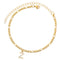Enkelbandje - Enkelbandjes Dames - Enkelbandje Goud - Initials - Goudkleurig - Letter Z
